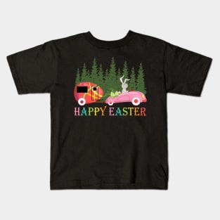 Camping shirt Happy Easter Day Bunny eggs Gift for men women Kids T-Shirt